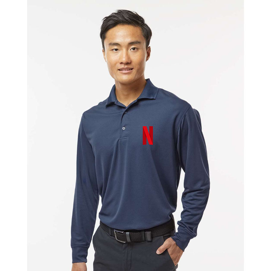 Men's Netflix - Paragon - Prescott Long Sleeve Polo - 110