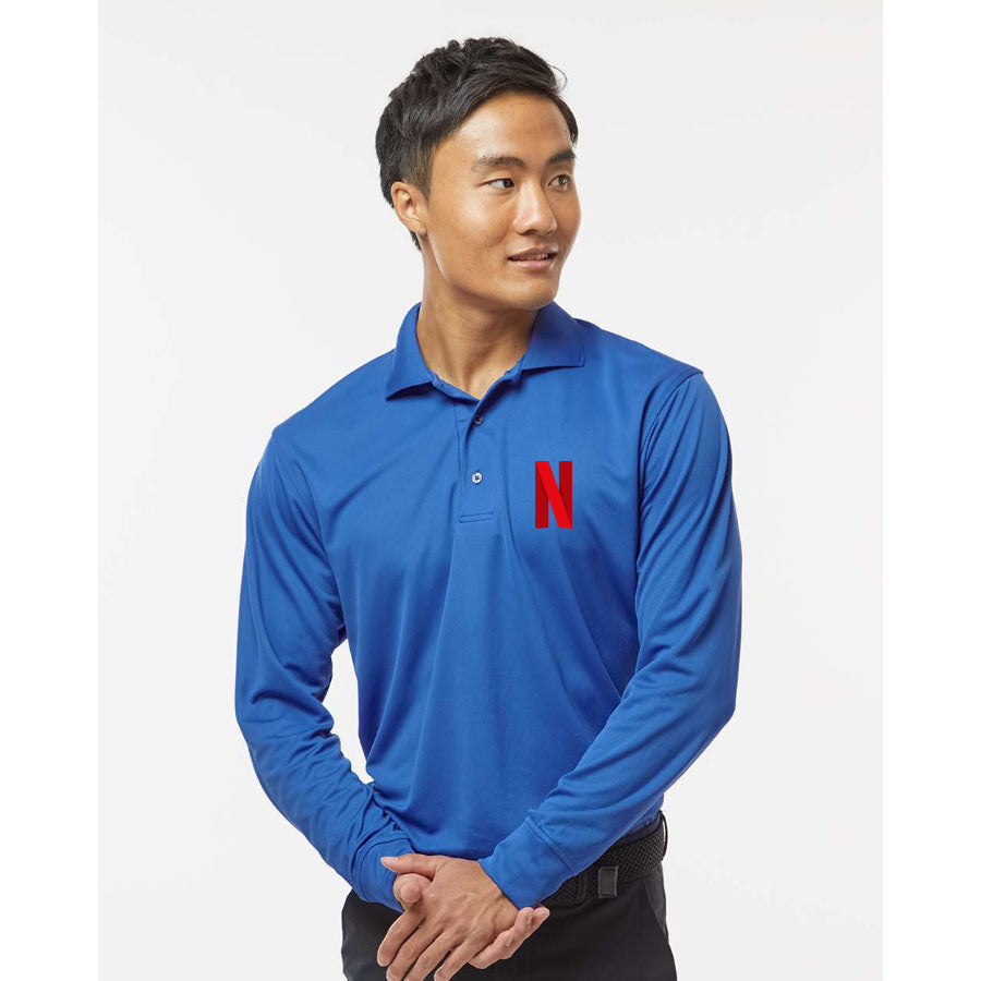 Men's Netflix - Paragon - Prescott Long Sleeve Polo - 110