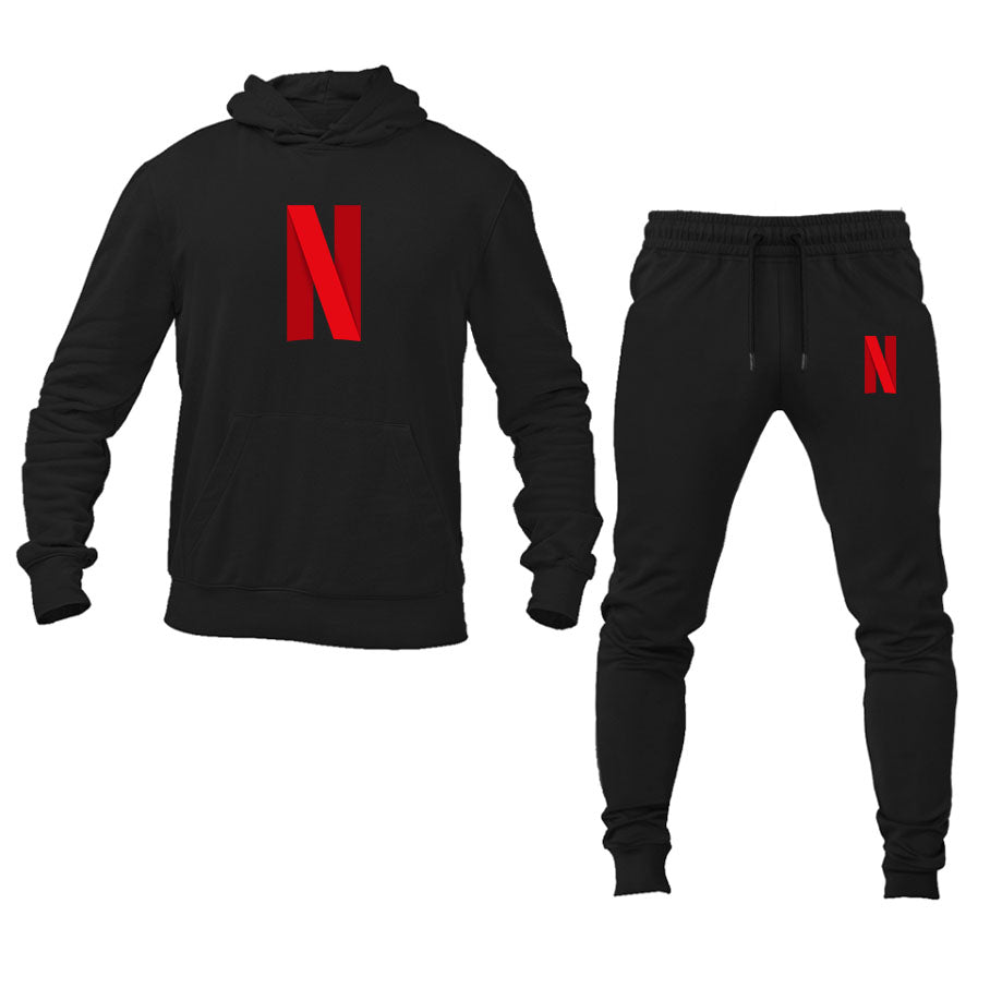 Men's Netflix Hoodie Joggers Set