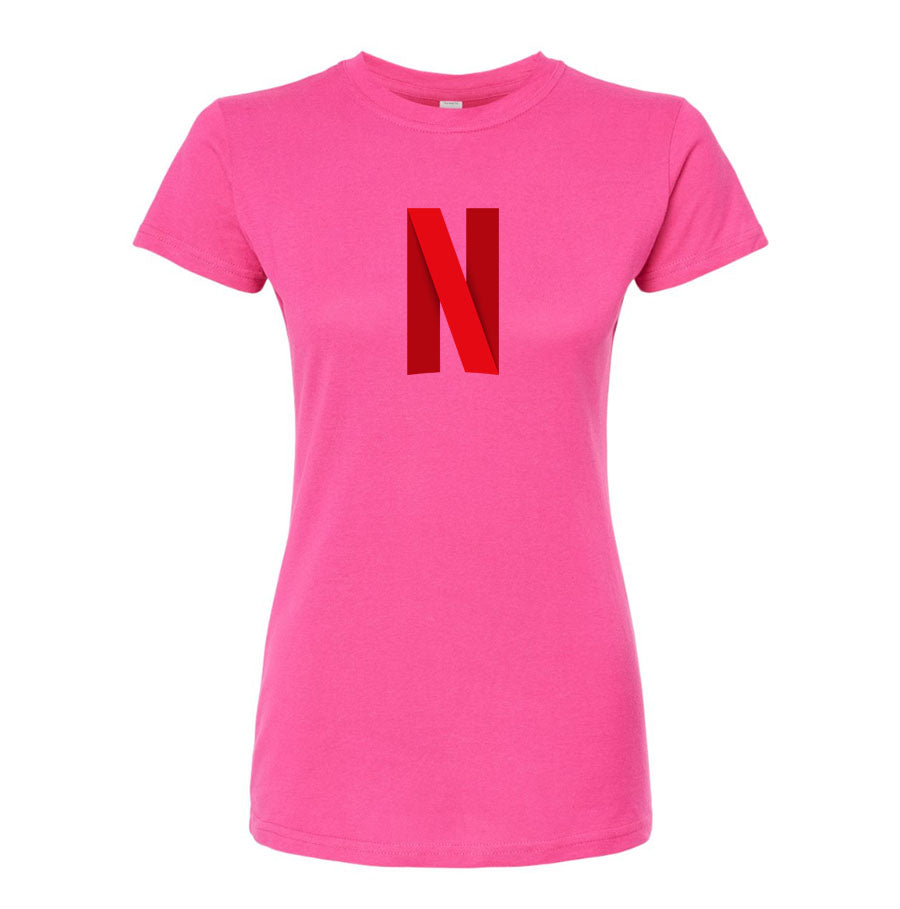 Women's Netflix Round Neck T-Shirt