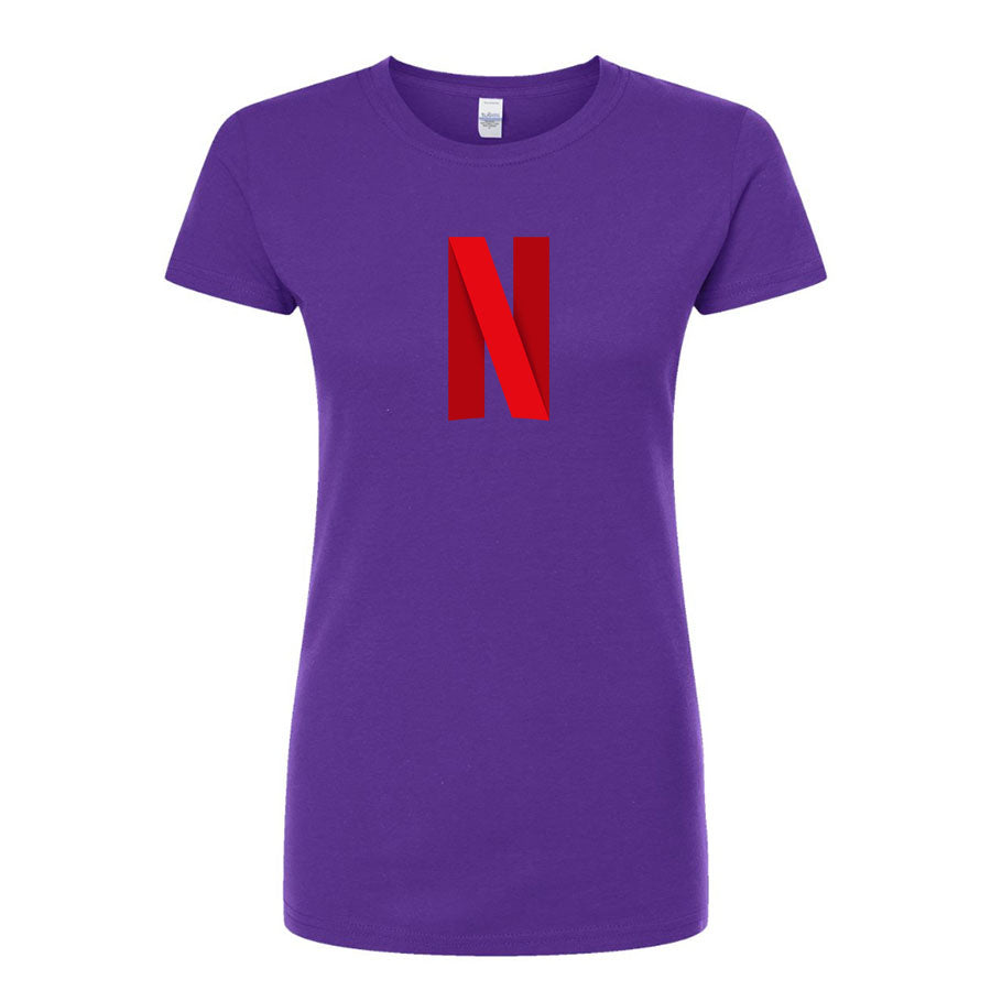 Women's Netflix Round Neck T-Shirt