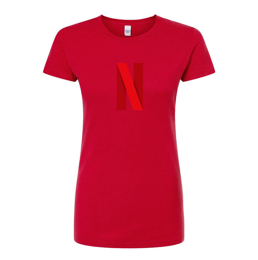 Women's Netflix Round Neck T-Shirt