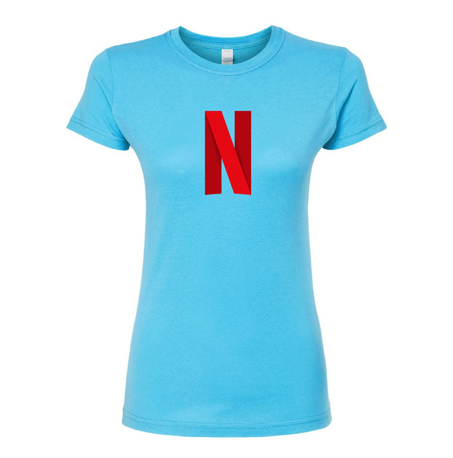 Women's Netflix Round Neck T-Shirt