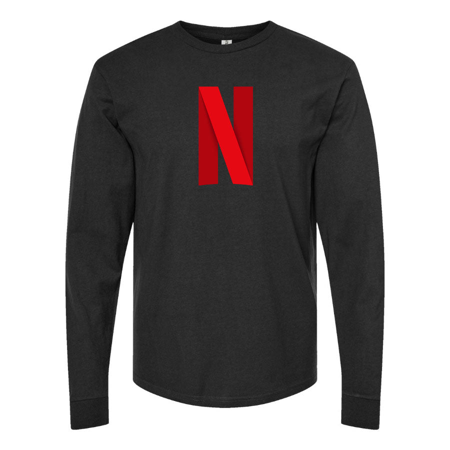 Youth Kids Netflix Long Sleeve T-Shirt