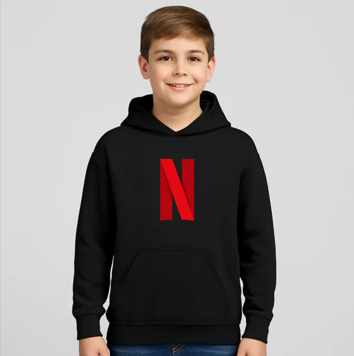 Youth Kids Netflix Pullover Hoodie