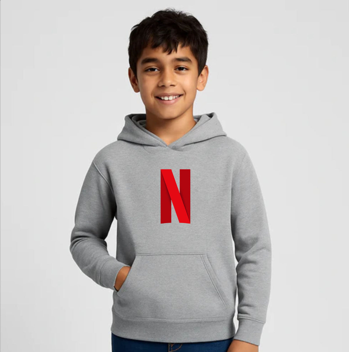 Youth Kids Netflix Pullover Hoodie