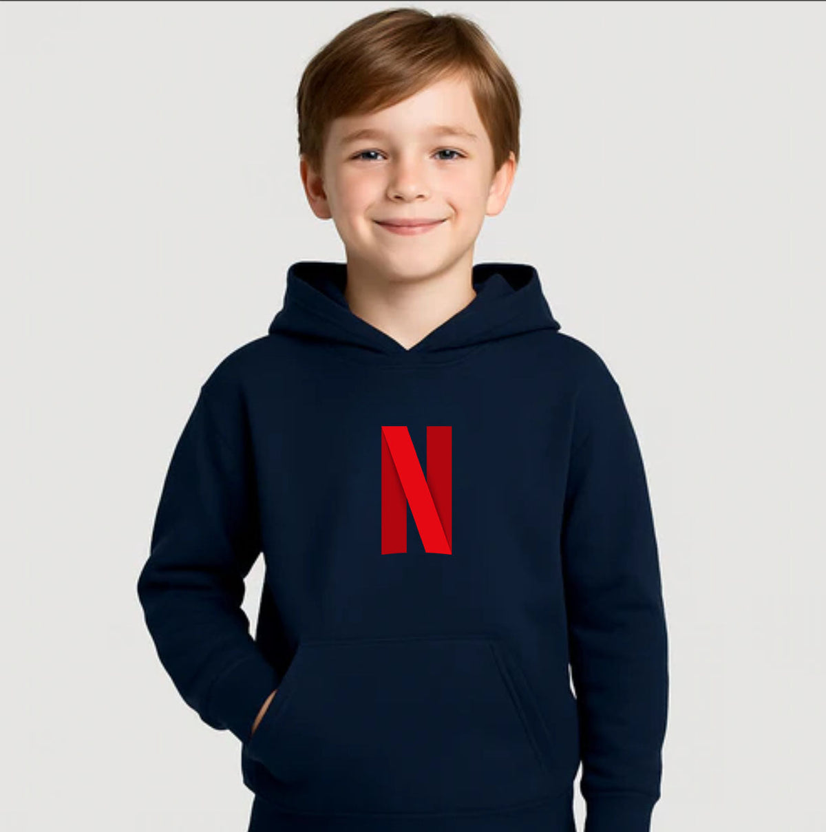 Youth Kids Netflix Pullover Hoodie