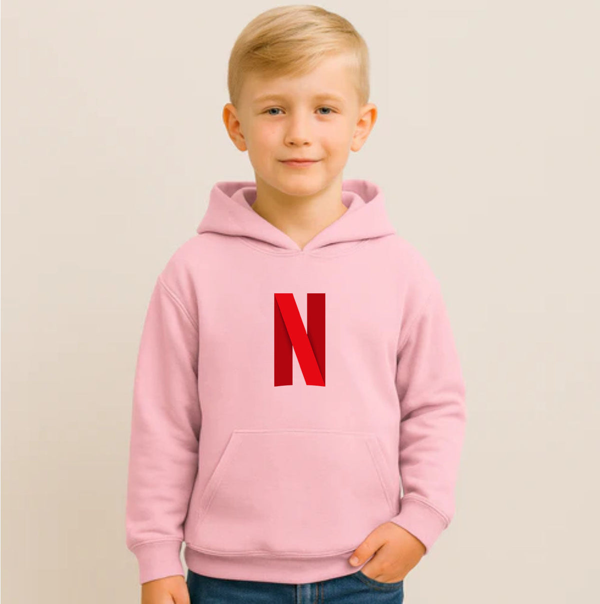 Youth Kids Netflix Pullover Hoodie