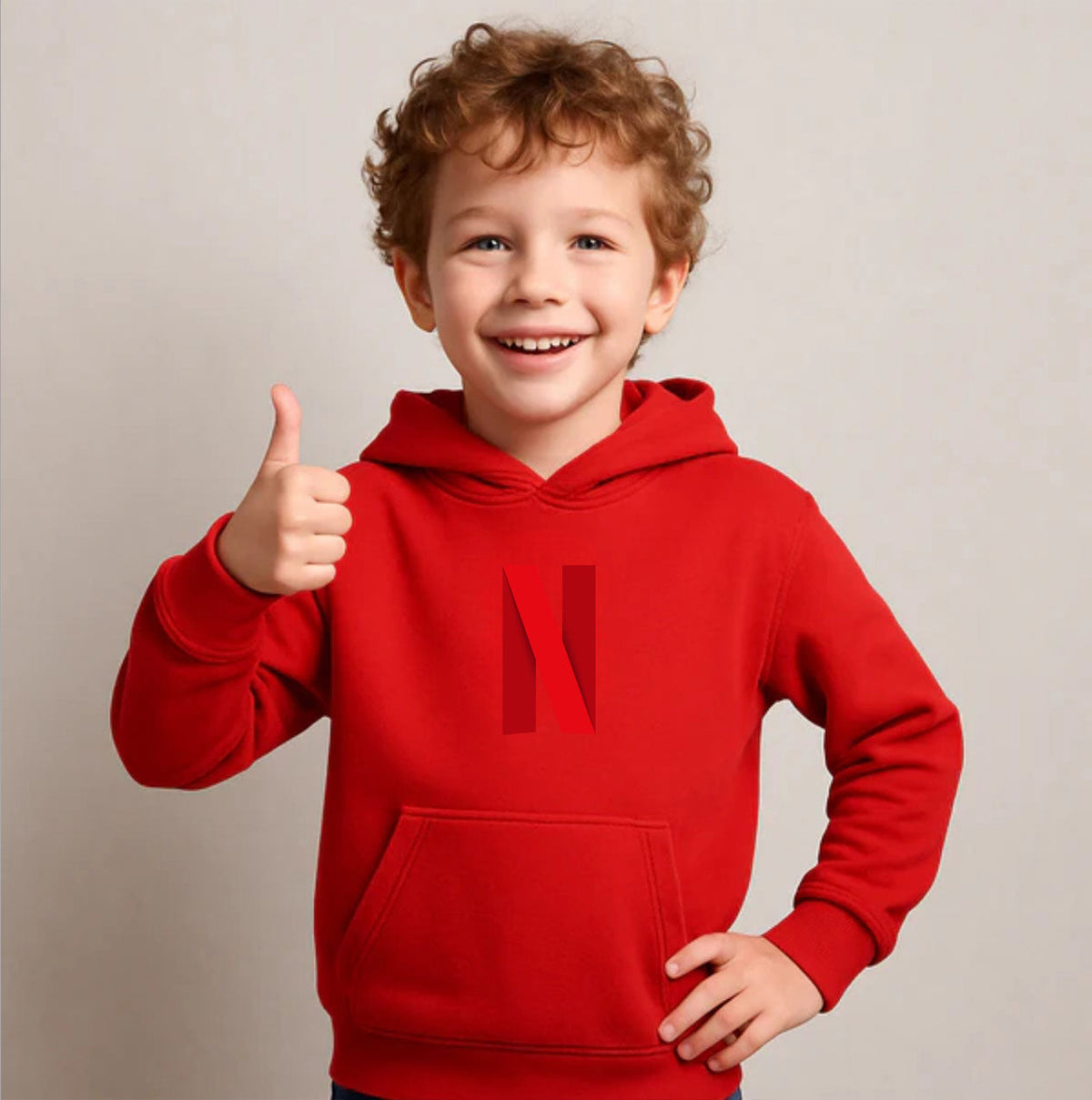 Youth Kids Netflix Pullover Hoodie