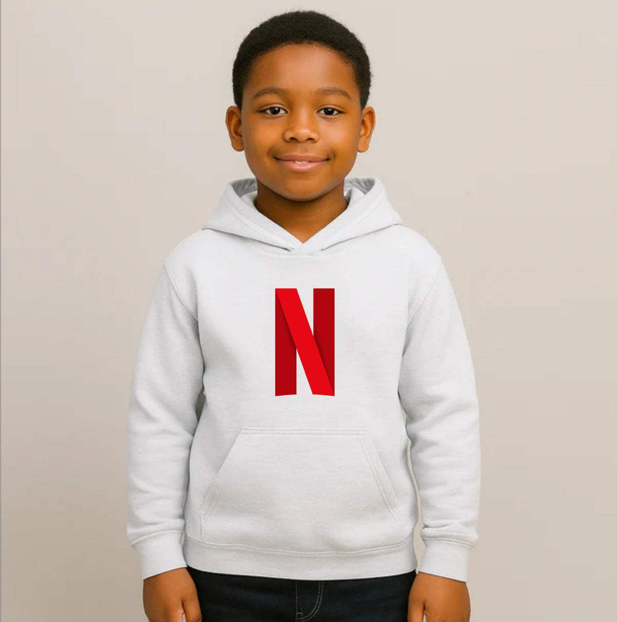 Youth Kids Netflix Pullover Hoodie