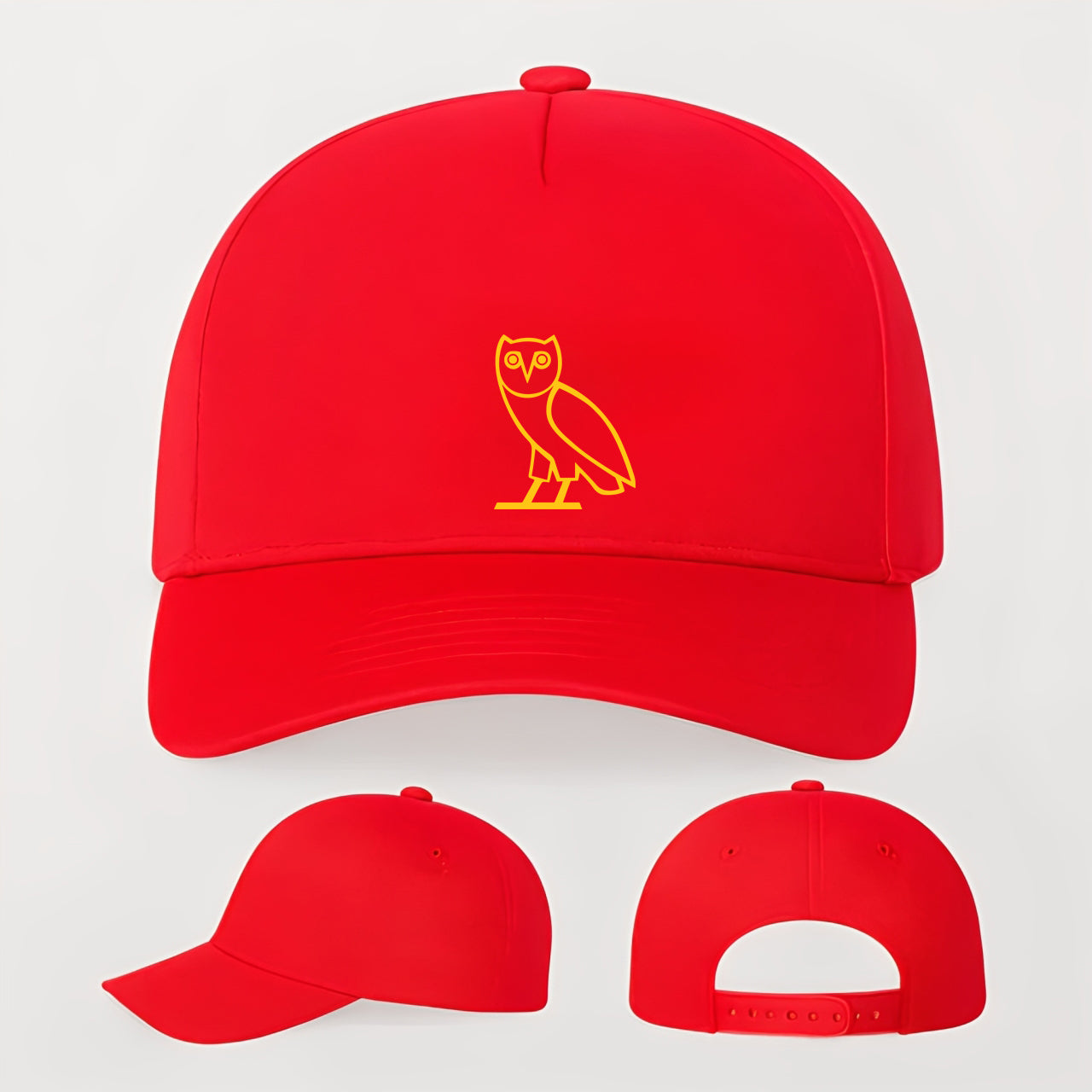 OVO Owl Five Panel Twill Snapback Cap