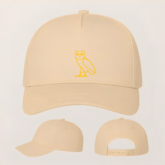 OVO Owl Five Panel Twill Snapback Cap