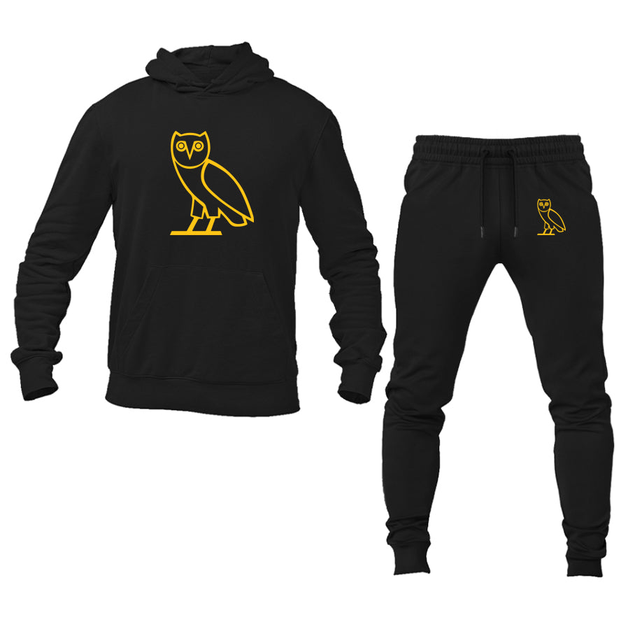 Men's OVO Owl Hoodie Joggers Set