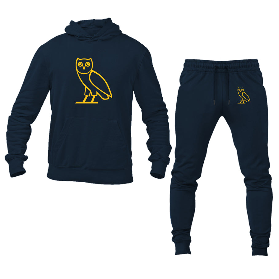 Men's OVO Owl Hoodie Joggers Set