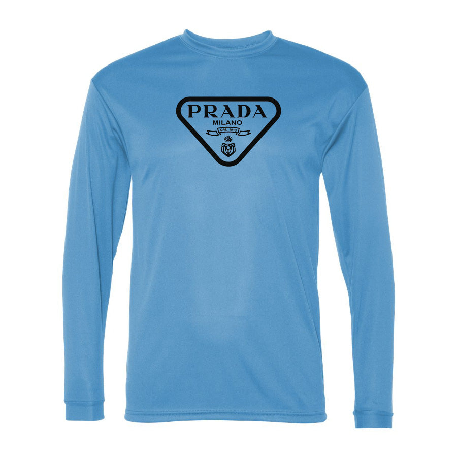 Men's Prada Performance Long Sleeve T-Shirt