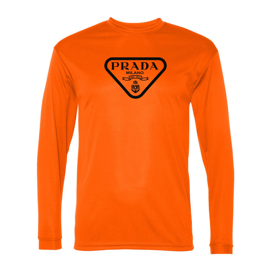 Men's Prada Performance Long Sleeve T-Shirt