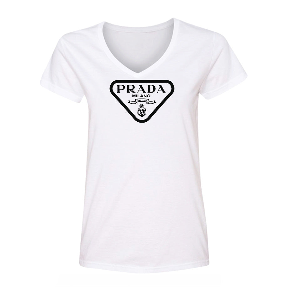 Women's Prada V Neck T-Shirt