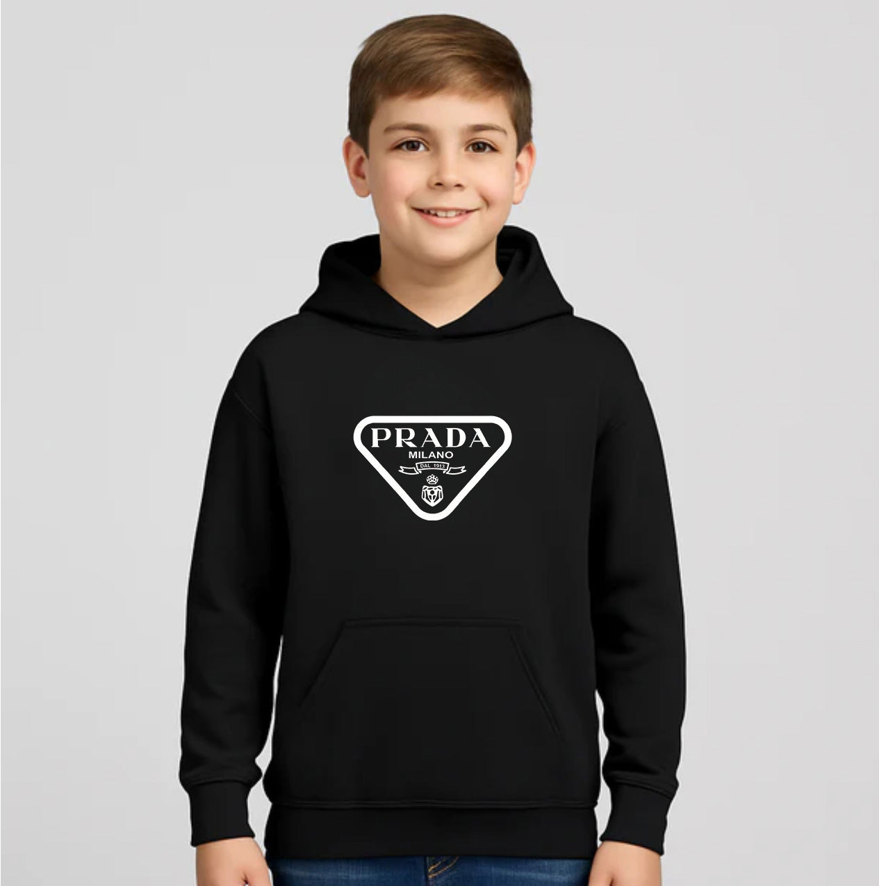 Youth Kids Prada Pullover Hoodie