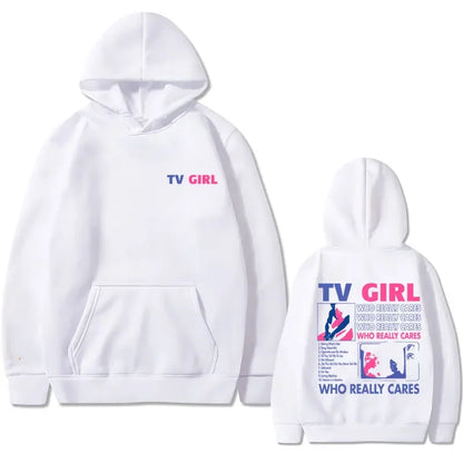 TV Girl Who Really Cares Album Hoodie