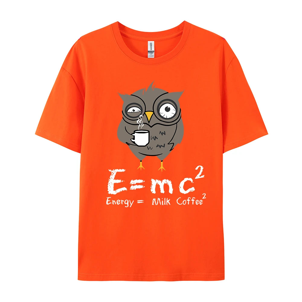 E=MC2 Energy Milk Coffee T-Shirt