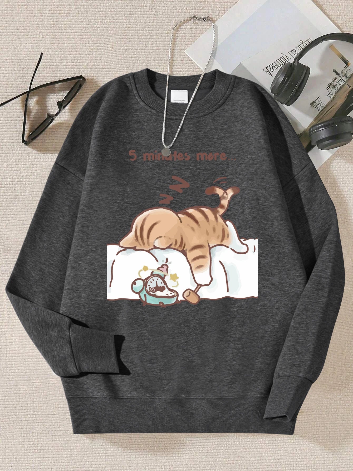 Sleepy Cat Sweatshirt