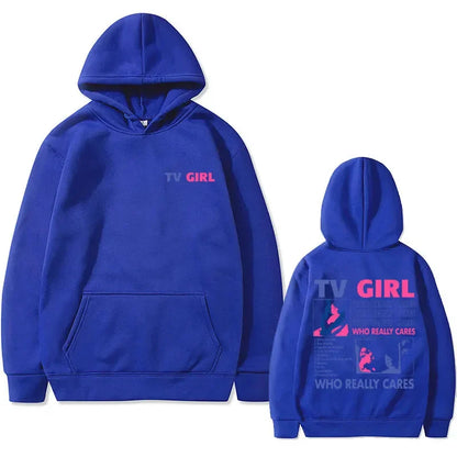 TV Girl Who Really Cares Album Hoodie