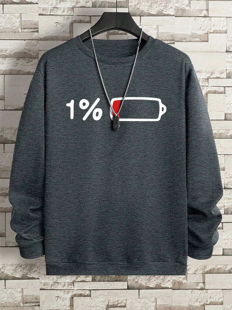 Urgent For Charging 1% Sweatshirt