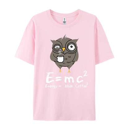 E=MC2 Energy Milk Coffee T-Shirt