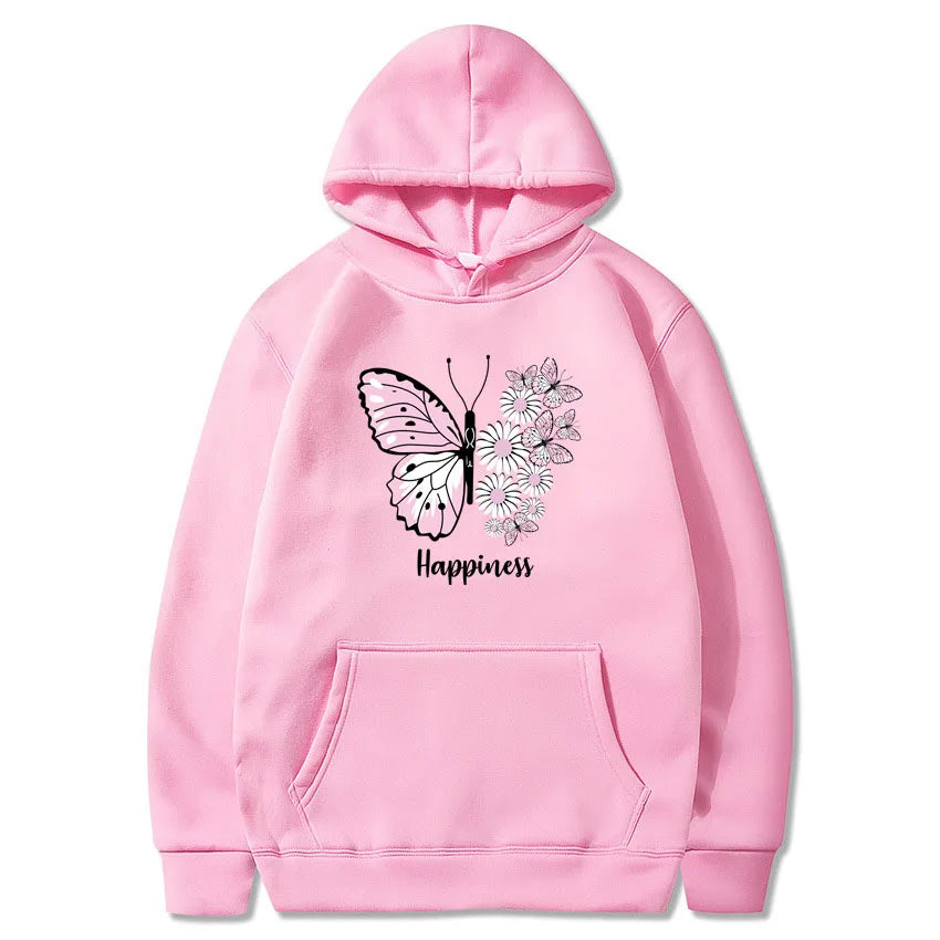 Butterfly Print Hoodie