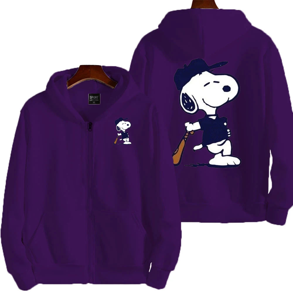 Snoopy Zip-Up Hoodie