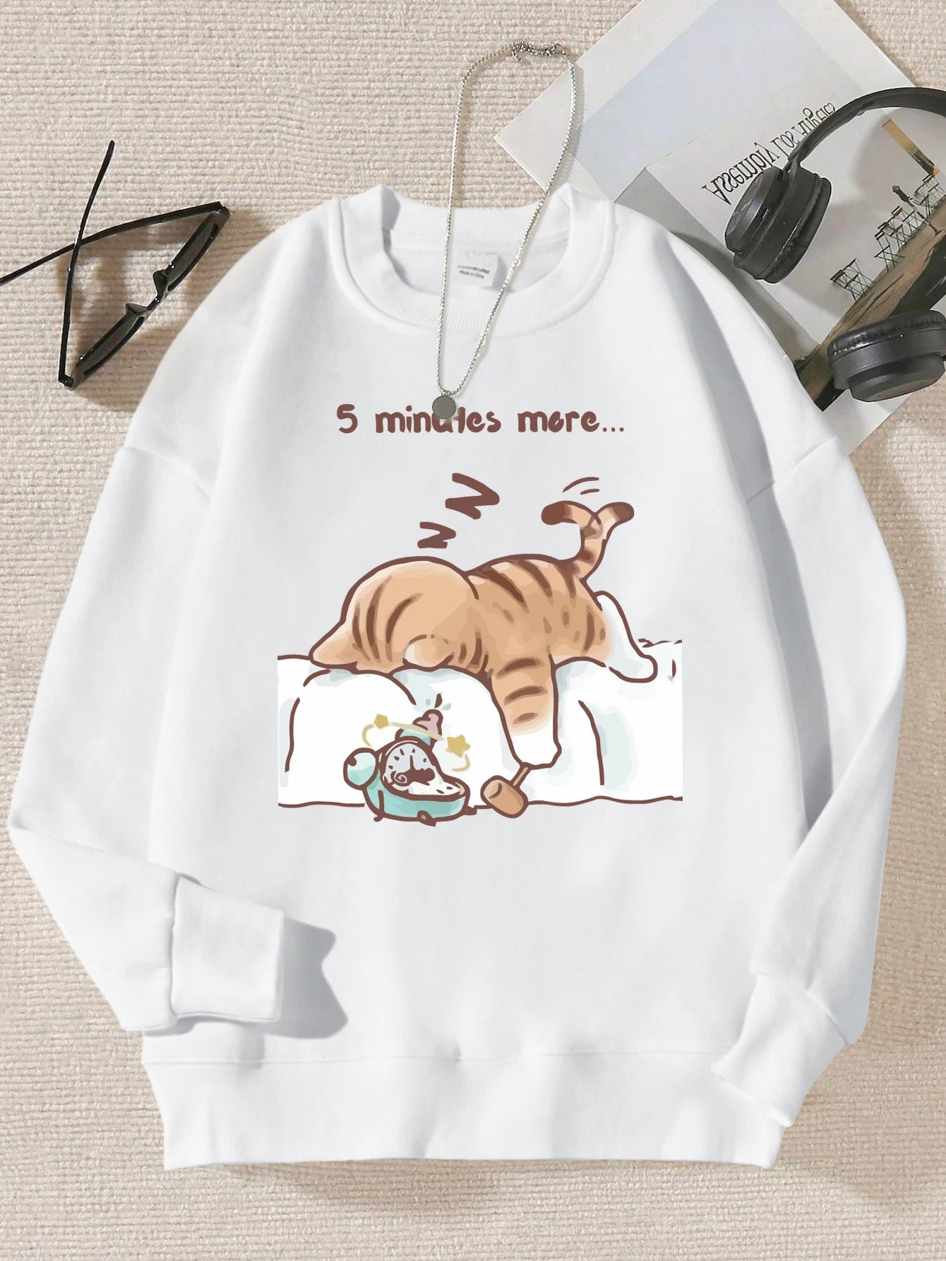 Sleepy Cat Sweatshirt