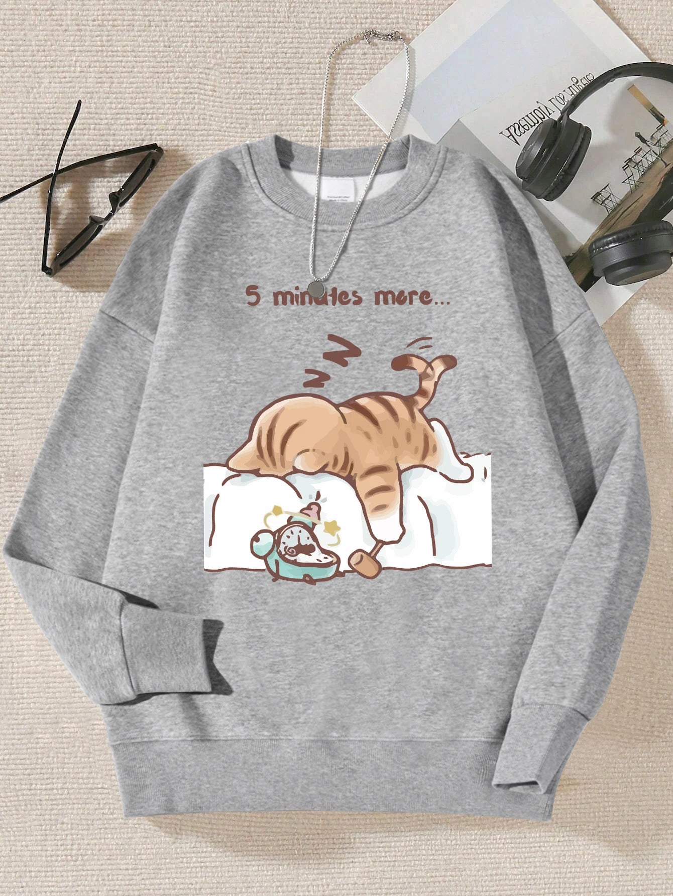 Sleepy Cat Sweatshirt