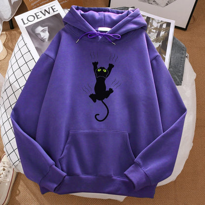 Naughty Black Cat Hoodie