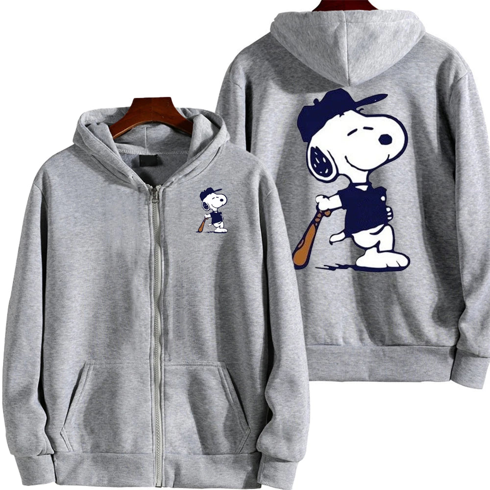 Snoopy Zip-Up Hoodie