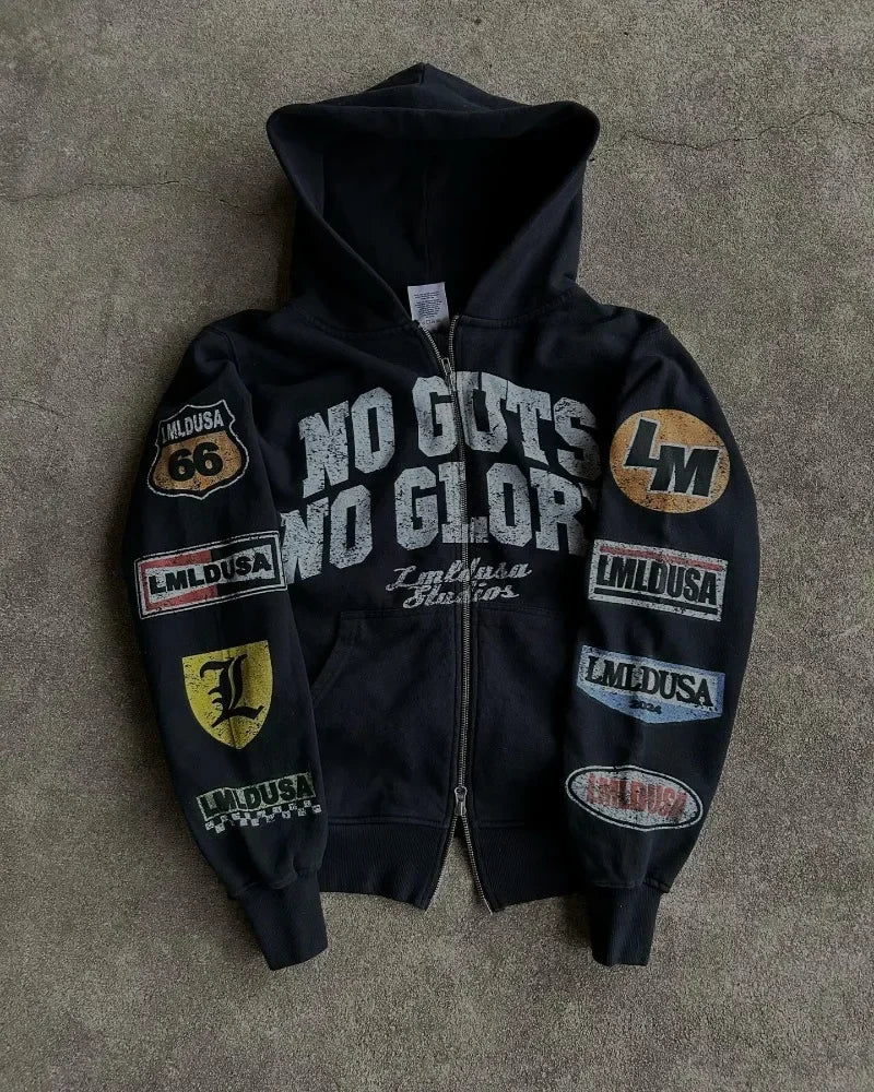 No Guts No Glory Zip-Up Hoodie
