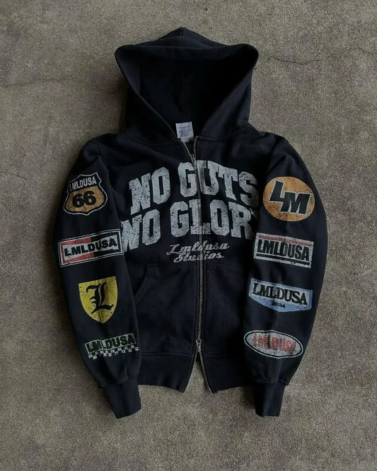 No Guts No Glory Zip-Up Hoodie