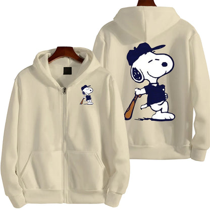 Snoopy Zip-Up Hoodie