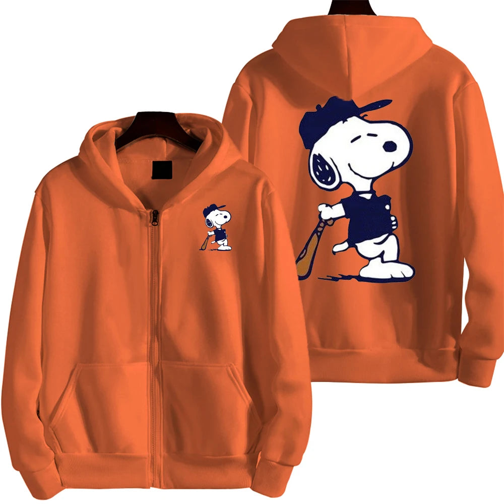 Snoopy Zip-Up Hoodie