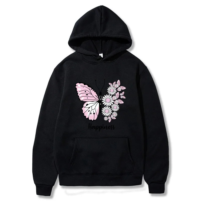 Butterfly Print Hoodie