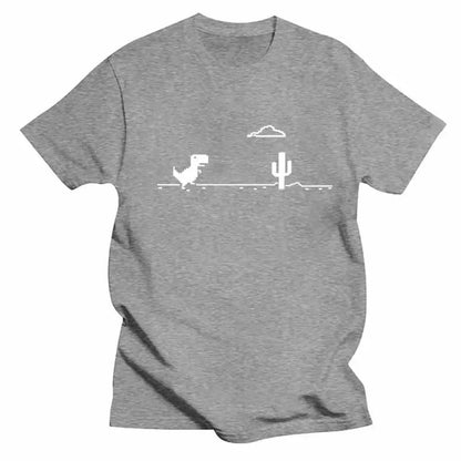 T-Rex No Internet Game T-Shirt