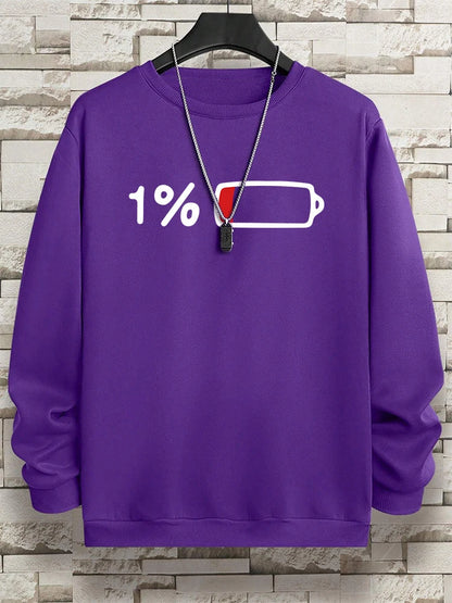 Urgent For Charging 1% Sweatshirt