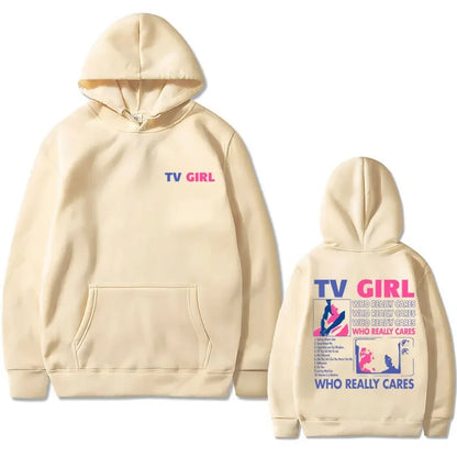 TV Girl Who Really Cares Album Hoodie
