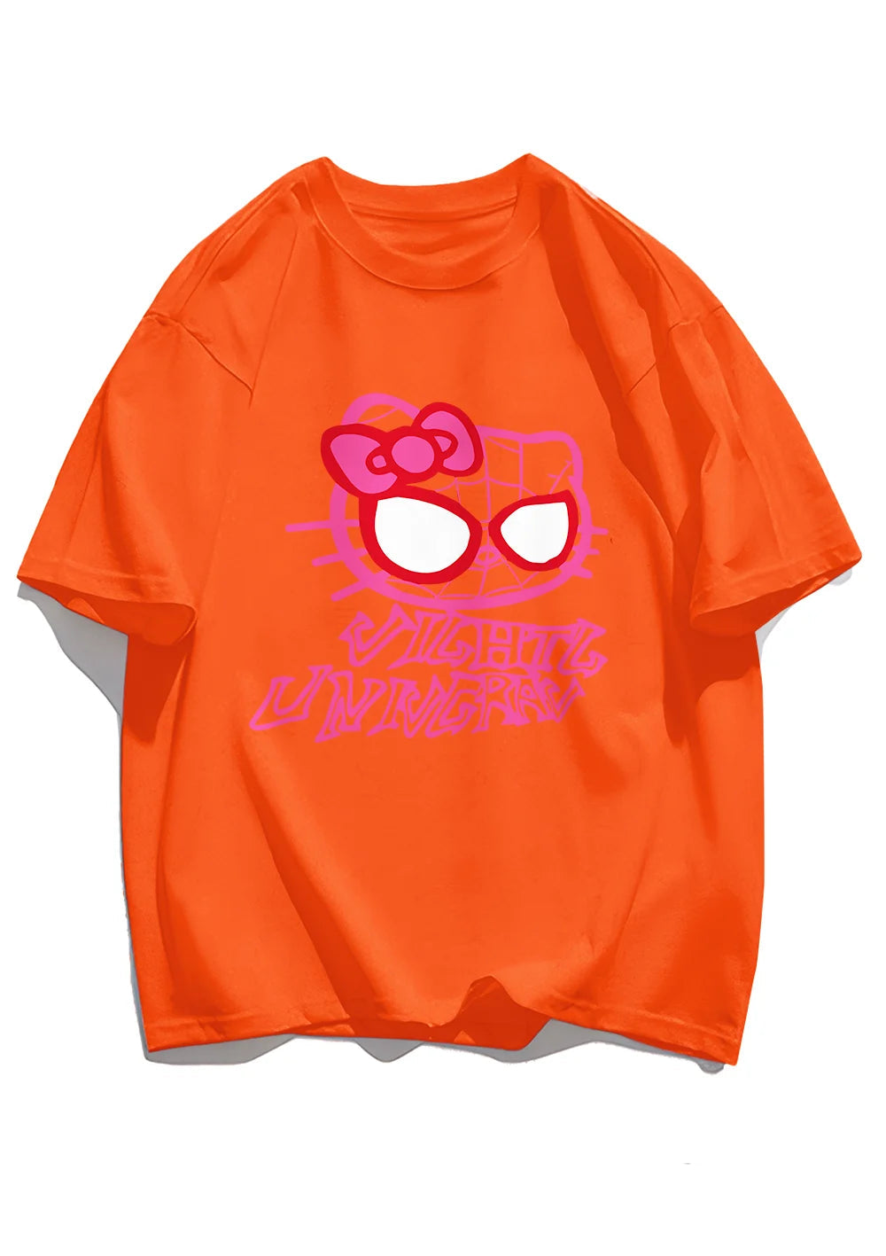 Cat Spider Print T-Shirt