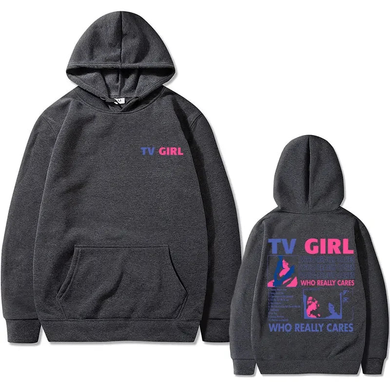TV Girl Who Really Cares Album Hoodie