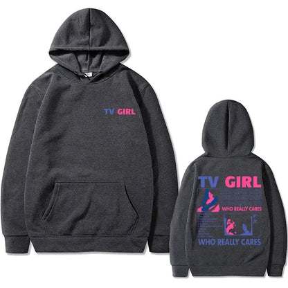 TV Girl Who Really Cares Album Hoodie