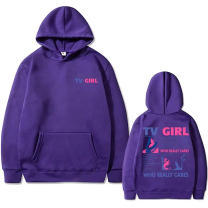 TV Girl Who Really Cares Album Hoodie