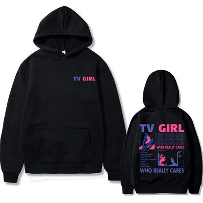 TV Girl Who Really Cares Album Hoodie