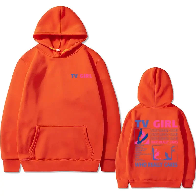 TV Girl Who Really Cares Album Hoodie