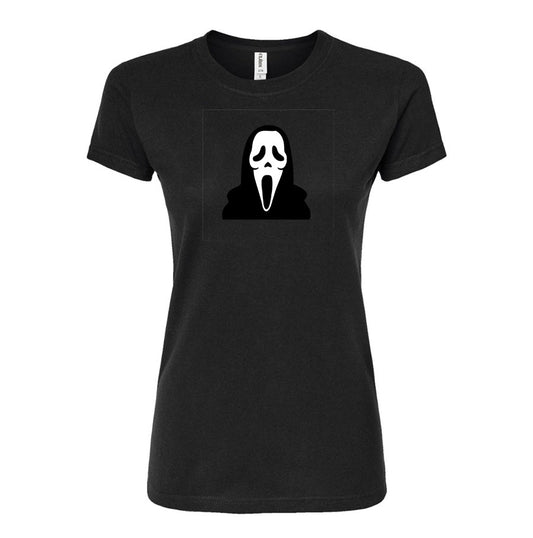 Women's Scream Ghostface Round Neck T-Shirt