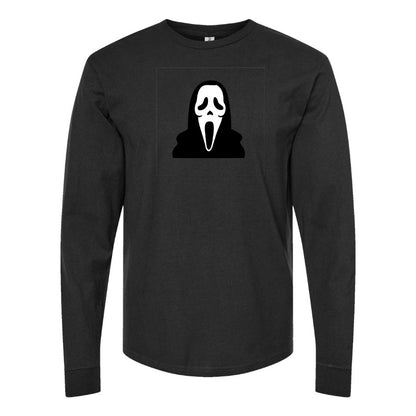 Youth Kids Scream Ghostface Long Sleeve T-Shirt